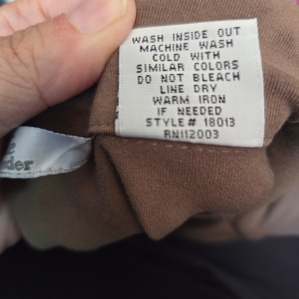 Goode Rider Ideal Show Tank Brown Quarter Zip Equestrian Sleeveless Top Size M - Picture 7 of 8